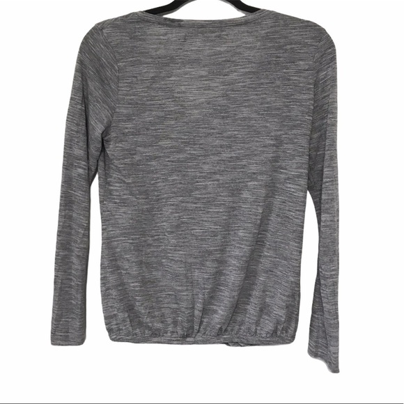 Athleta V Neck Long Sleeve Elastic Waist T112 - Picture 6 of 6